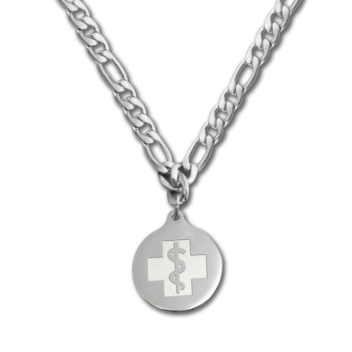 Figaro Chain Necklace - Medallion