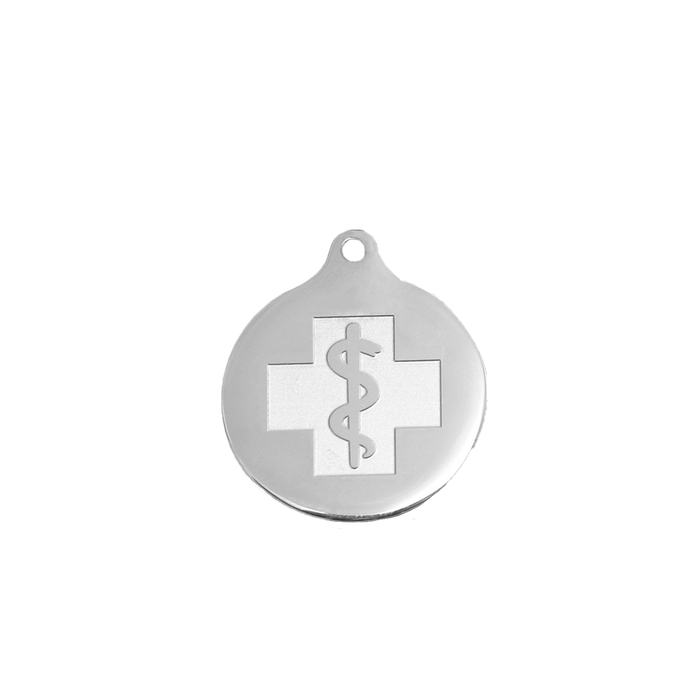 Small (3/4") Stainless Steel Medallion