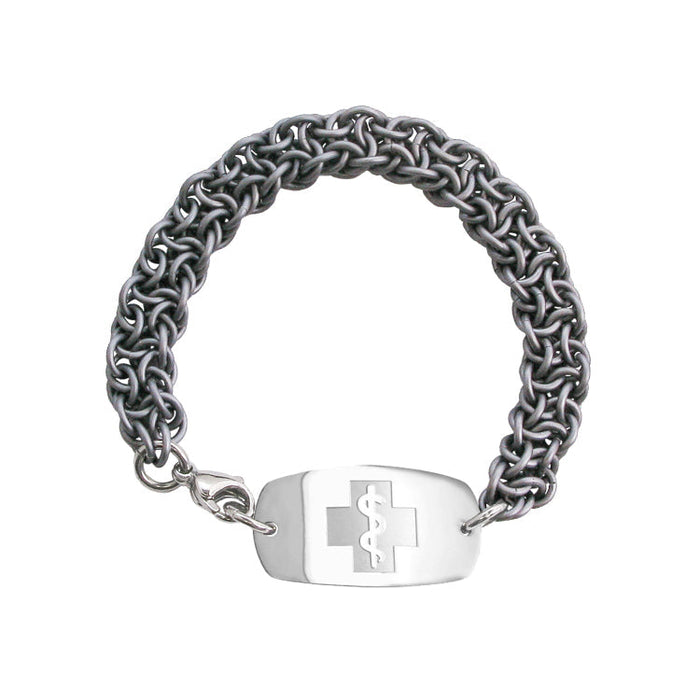 Panama Bracelet - Gunmetal Matte