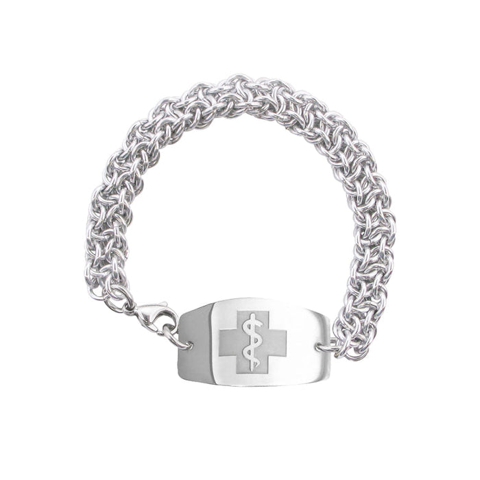 Panama Bracelet - Silvered Ice