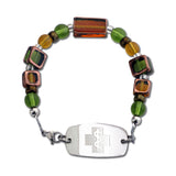 Stained Glass Bracelet - Topaz & Olivine - Not For Children 12 & Under