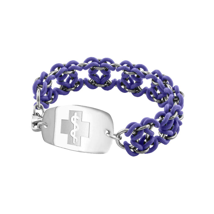Tudor Bracelet - Purple & Black Ice